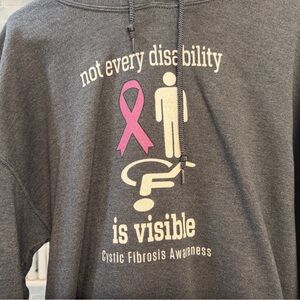 Cystic Fibrosis Dark Gray Hoodie
